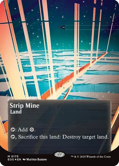 Strip Mine [Galaxy Foil Borderless Poster] #175