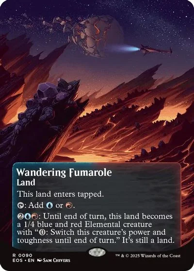 Wandering Fumarole [Poster Borderless] #90