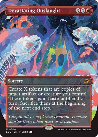 Devastating Onslaught [Borderless Foil] #308