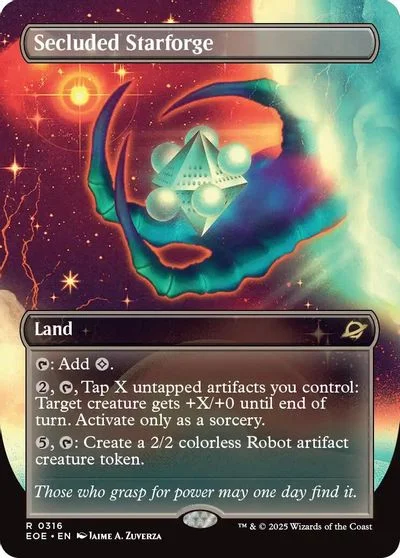 Secluded Starforge [Borderless Foil] #316