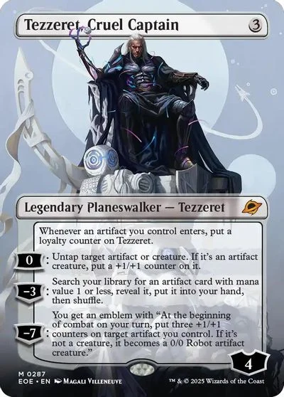 Tezzeret, Cruel Captain [Borderless] #287