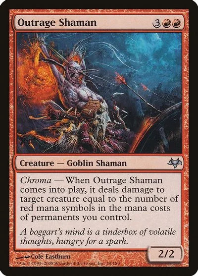 Outrage Shaman [Foil]