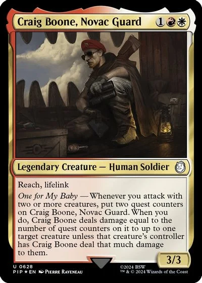 Craig Boone, Novac Guard #628