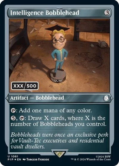 Intelligence Bobblehead [Serialized] #1061