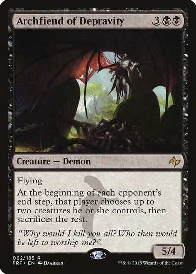Archfiend of Depravity [Foil] #62