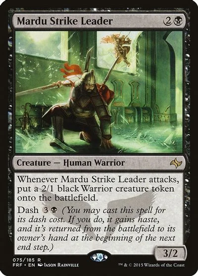Mardu Strike Leader [Foil] #75