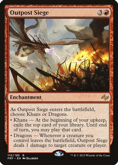 Outpost Siege [Foil] #110