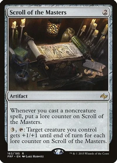Scroll of the Masters [Foil] #163