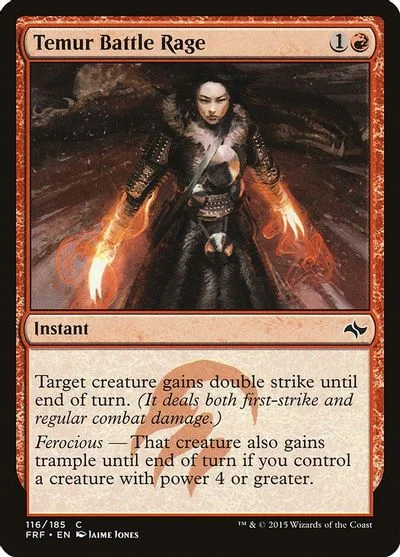 Temur Battle Rage [Foil] #116