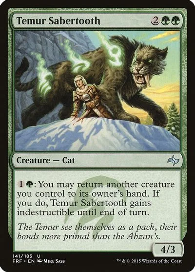 Temur Sabertooth [Foil] #141