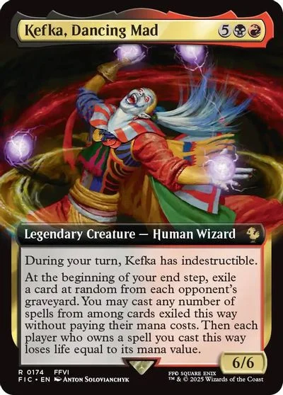 Kefka, Dancing Mad [Extended Art Foil] #174