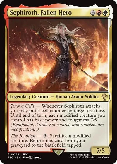 Sephiroth, Fallen Hero [Foil] #92