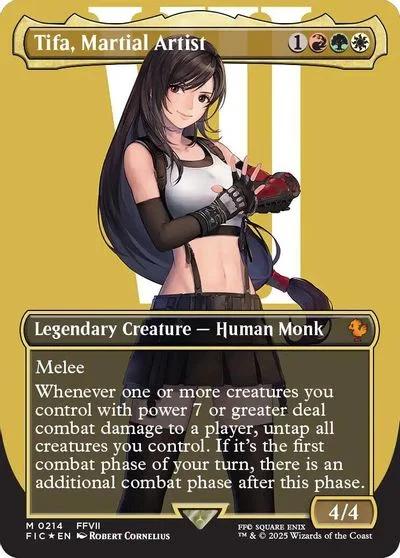 Tifa, Martial Artist [Borderless Surge Foil] #214