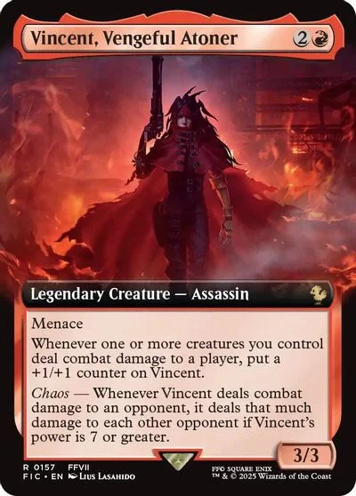 Vincent, Vengeful Atoner [Extended Art Foil] #157