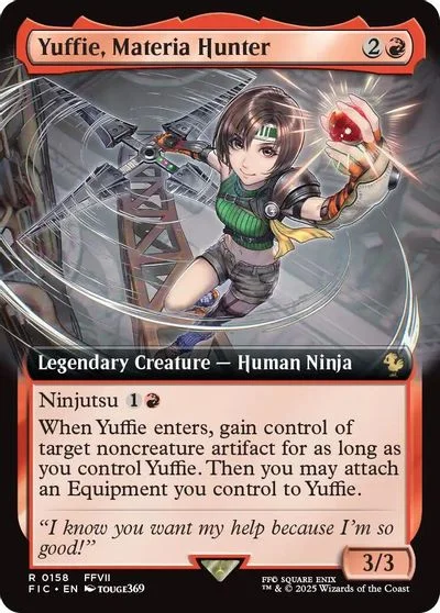 Yuffie, Materia Hunter [Extended Art Foil] #158