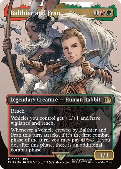 Balthier and Fran [Borderless Surge Foil] #538
