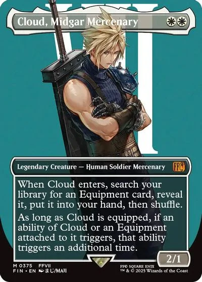 Cloud, Midgar Mercenary [Borderless] #375