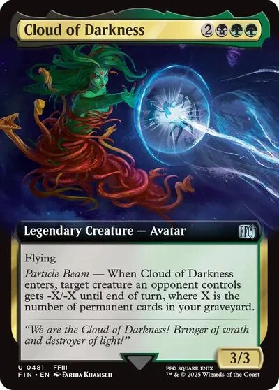 Cloud of Darkness [Extended Art Foil] #481