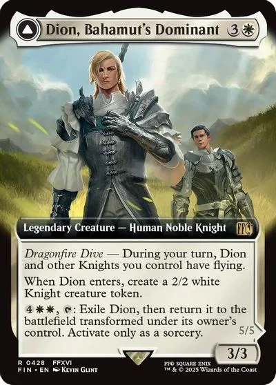 Dion, Bahamut's Dominant [Extended Art Foil] #428
