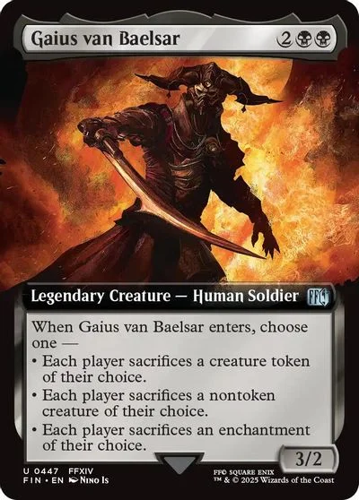 Gaius van Baelsar [Extended Art Foil] #447