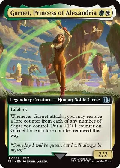Garnet, Princess of Alexandria [Extended Art Foil] #487