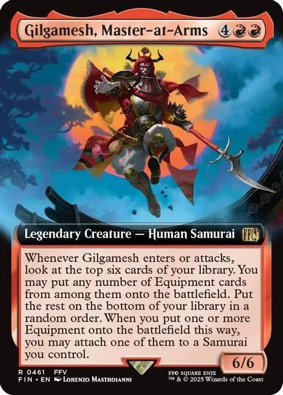 Gilgamesh, Master-at-Arms [Extended Art Foil] #461
