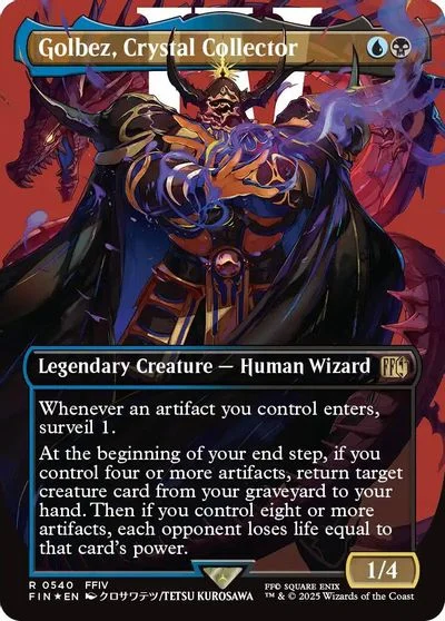 Golbez, Crystal Collector [Borderless Surge Foil] #540