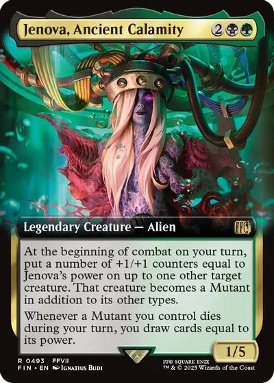 Jenova, Ancient Calamity [Extended Art Foil] #493