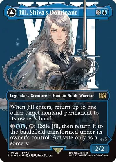 Jill, Shiva's Dominant [Borderless Surge Foil] #523
