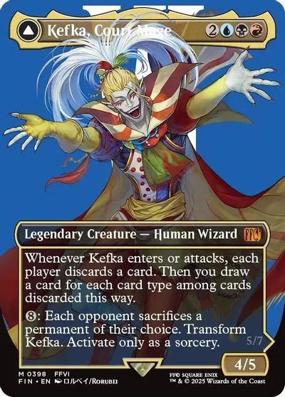 Kefka, Court Mage [Borderless Foil] #398