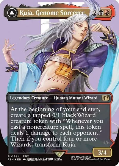Kuja, Genome Sorcerer [Borderless Surge Foil] #544
