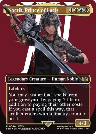 Noctis, Prince of Lucis [Borderless Surge Foil] #546