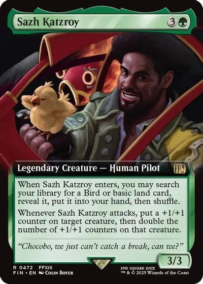 Sazh Katzroy [Extended Art Foil] #472