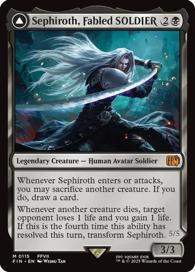 Sephiroth, Fabled SOLDIER #115