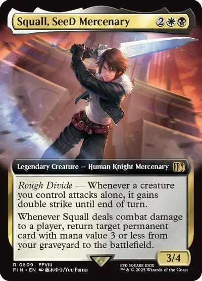 Squall, SeeD Mercenary [Extended Art Foil] #509