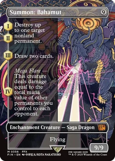 Summon: Bahamut [Borderless Foil] #356