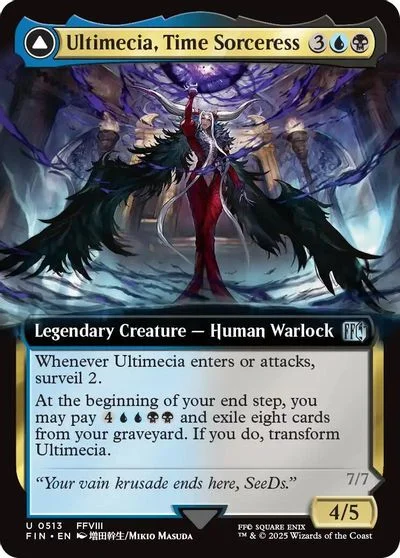 Ultimecia, Time Sorceress [Extended Art Foil] #513