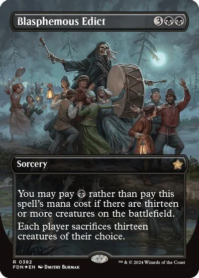 Blasphemous Edict [Foil] #382