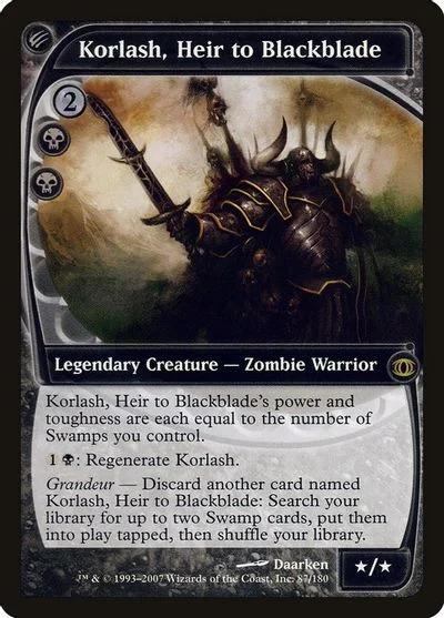 Korlash, Heir to Blackblade [Foil]