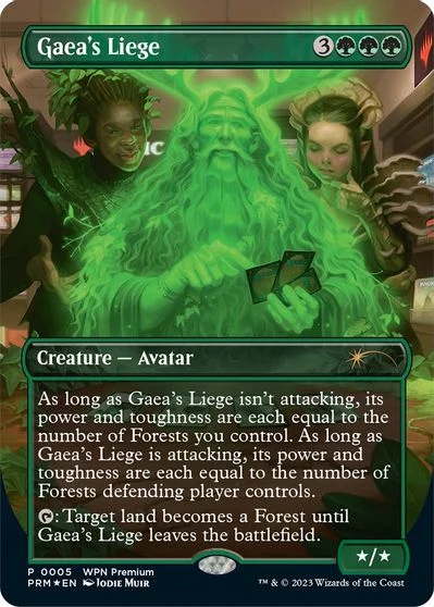 Gaea's Liege [Borderless Foil] #5