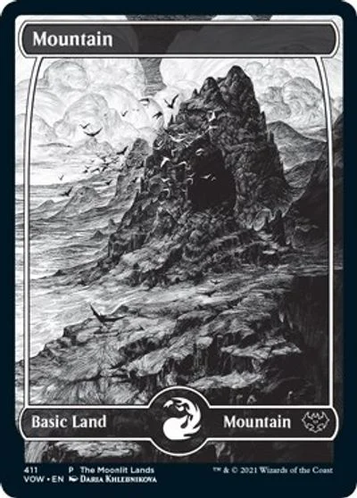 Mountain [Moonlit Land Foil] #411
