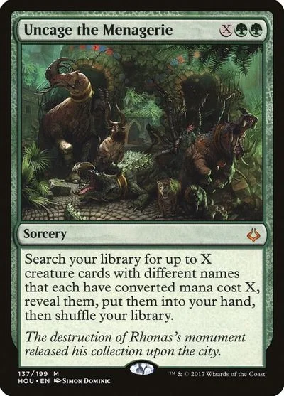 Uncage the Menagerie [Foil]