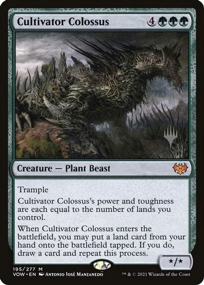 Cultivator Colossus [Planeswalker Stamped] #195