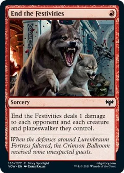 End the Festivities [Foil] #155