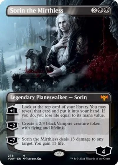 Sorin The Mirthless [Borderless Foil] #278