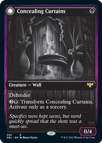 Concealing Curtains [Foil] #368