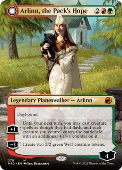Arlinn, the Pack's Hope & Arlinn, the Moon's Fury [Borderless] #279