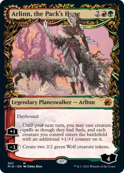 Arlinn, the Pack's Hope & Arlinn, the Moon's Fury [Showcase] #307