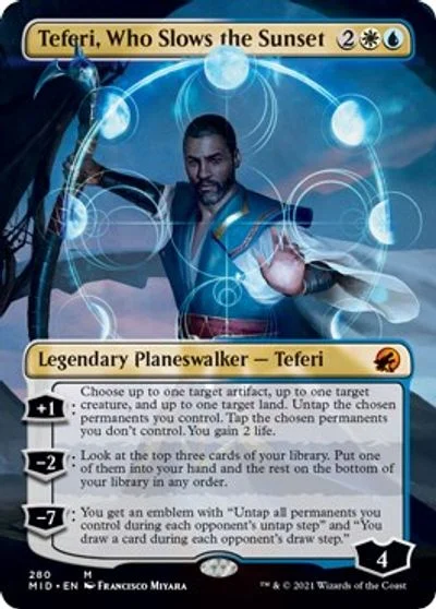 Teferi, Who Slows the Sunset [Borderless] #280