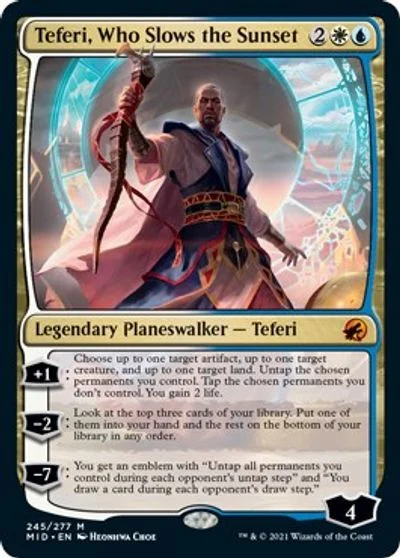 Teferi, Who Slows the Sunset [Foil] #245